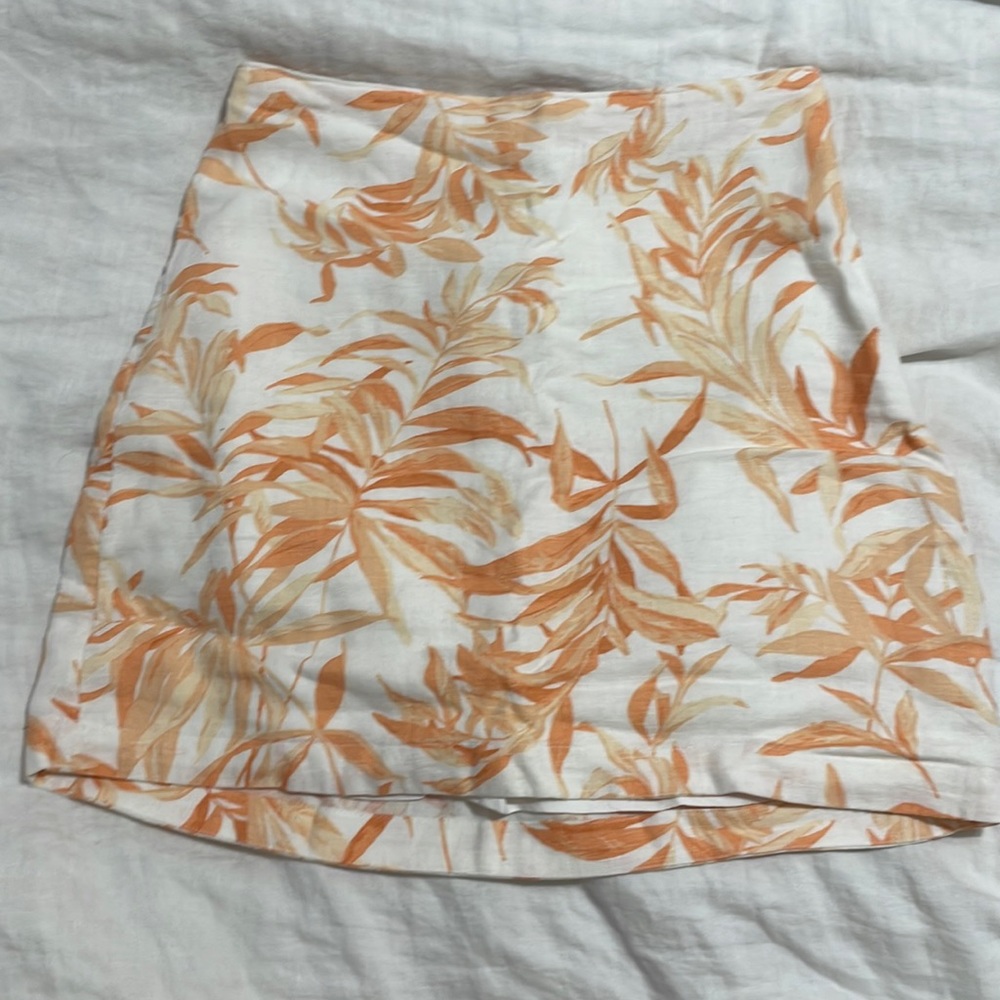 Abercrombie floral mini skirt